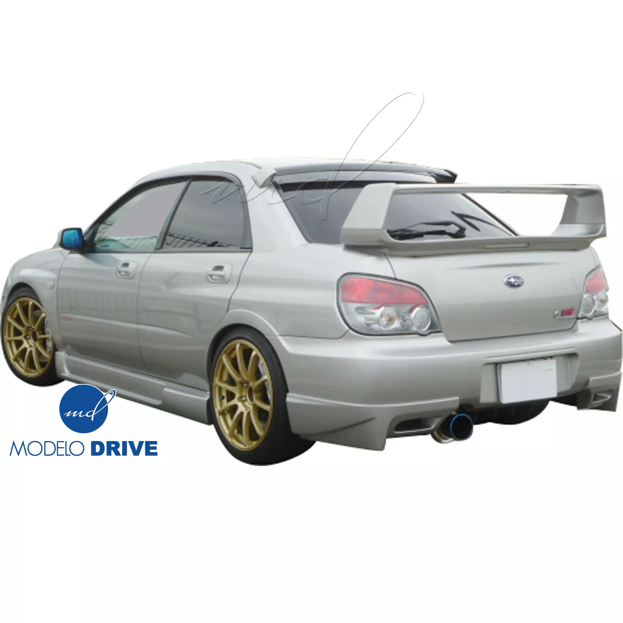 ModeloDrive FRP ING Rear Add-on Valances 2pc > Subaru WRX 2004-2007 > 4dr Sedan - Image 10