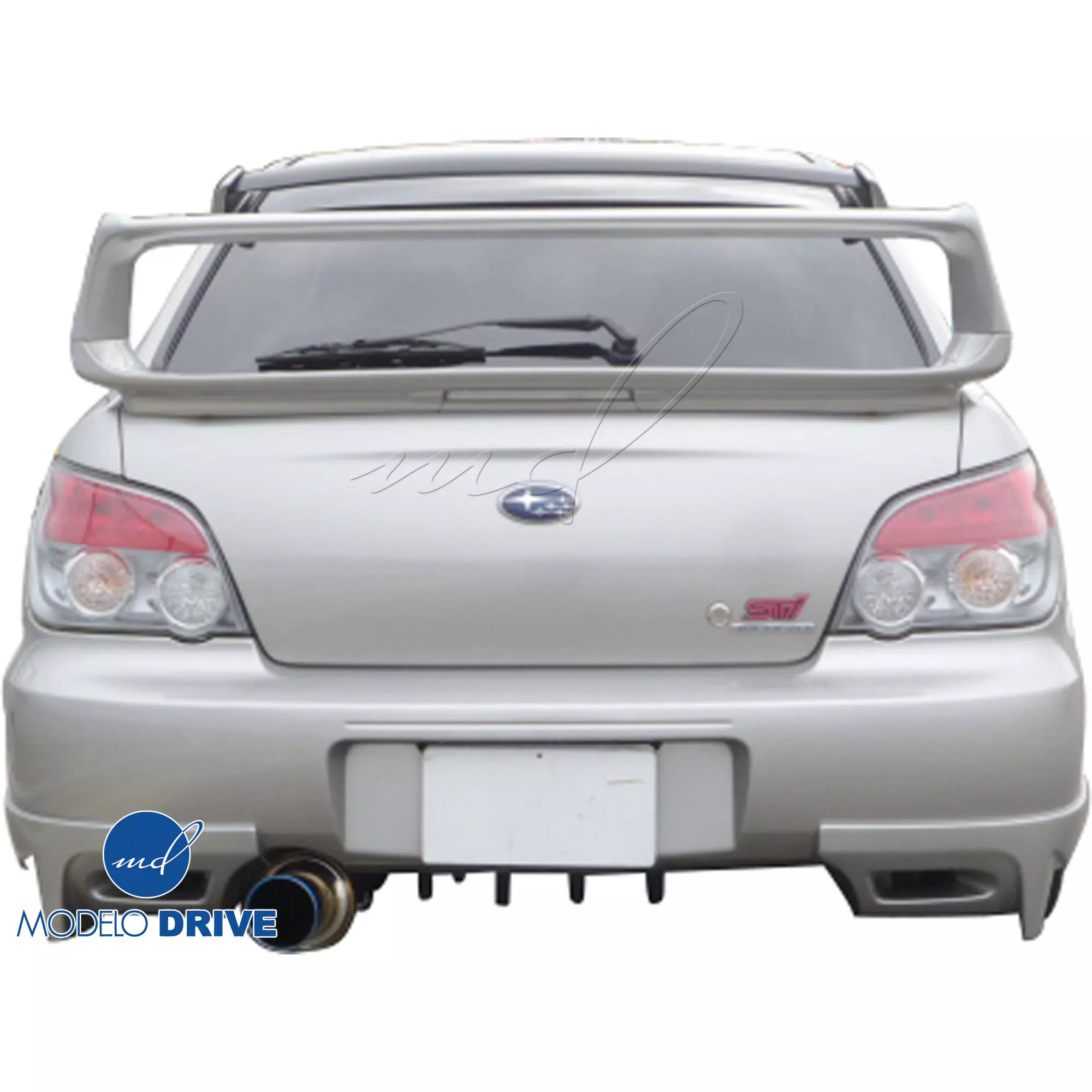 ModeloDrive FRP ING Rear Add-on Valances 2pc > Subaru WRX 2004-2007 > 4dr Sedan - Image 11