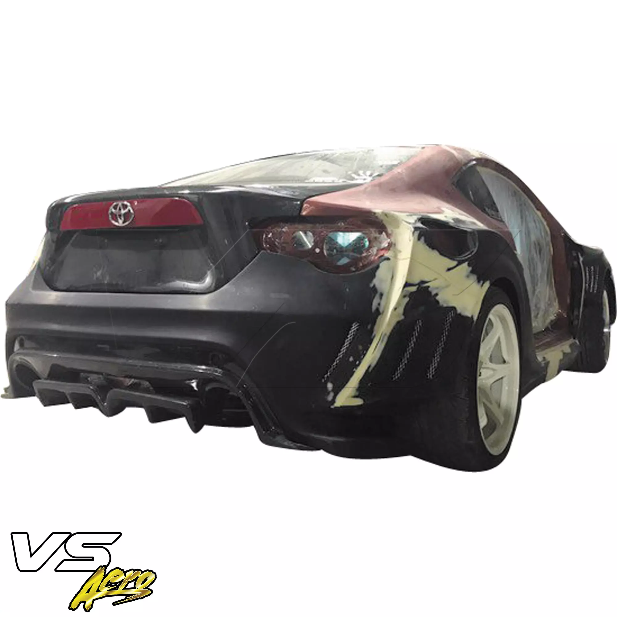 VSaero FRP VAR Wide Body Rear Bumper 2pc > Toyota 86 2017-2020 - Image 8