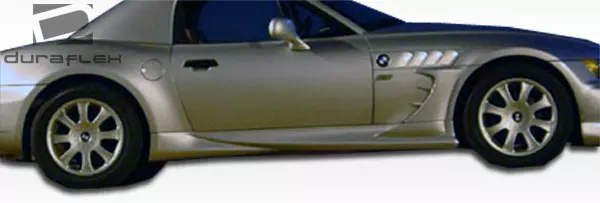 1996-2002 BMW Z3 E36/7 4 cyl Duraflex Vader Side Skirts Rocker Panels 4 Piece - Image 8