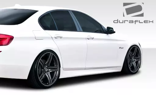 2011-2016 BMW 5 Series F10 4DR Duraflex M-Tech Side Skirts Rocker Panels 2 Piece - Image 2