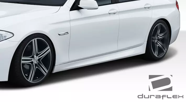 2011-2016 BMW 5 Series F10 4DR Duraflex M-Tech Side Skirts Rocker Panels 2 Piece - Image 3