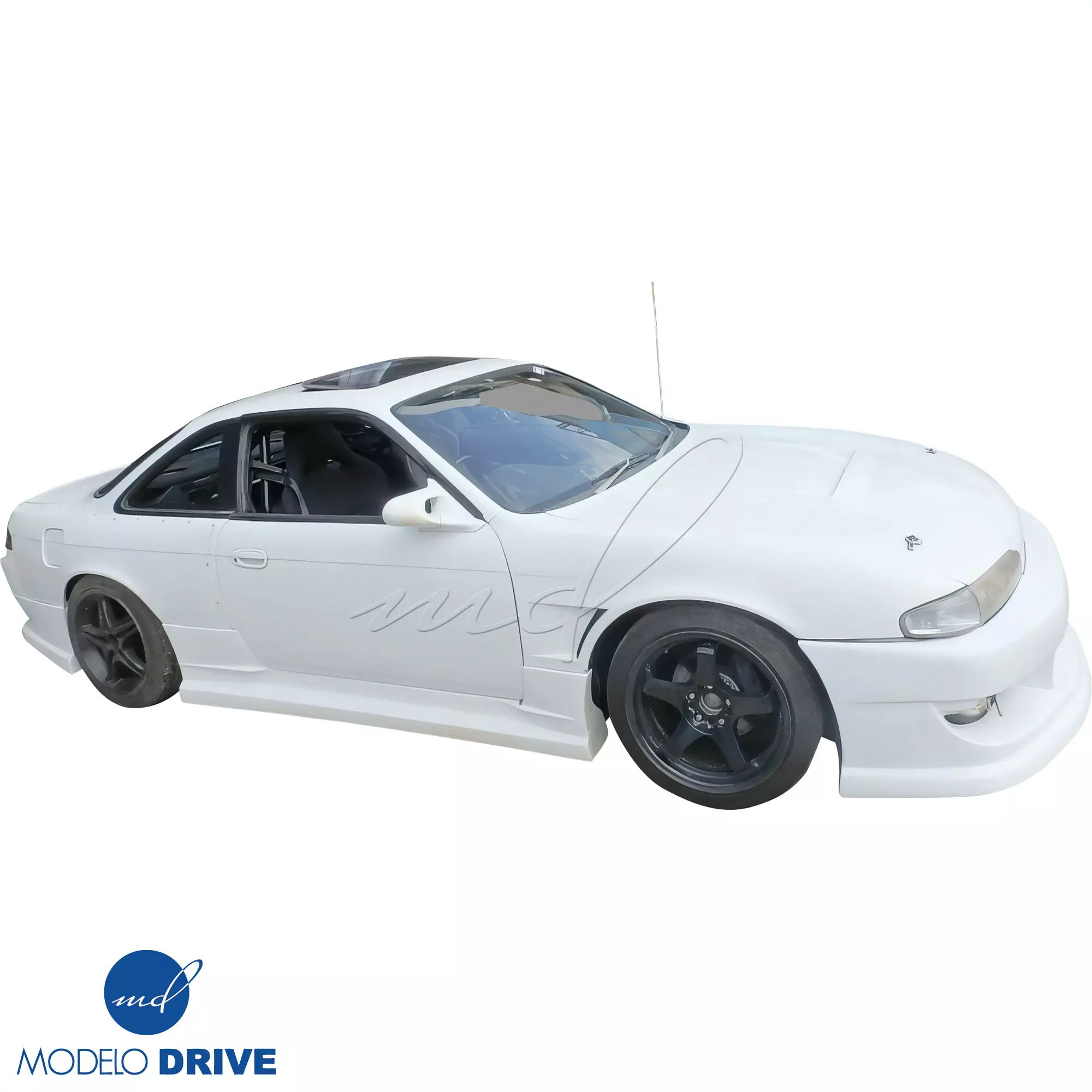 ModeloDrive FRP WOR9 v2 Body Kit 4pc > Nissan 240SX S14 (Kouki) 1997-1998 - Image 30