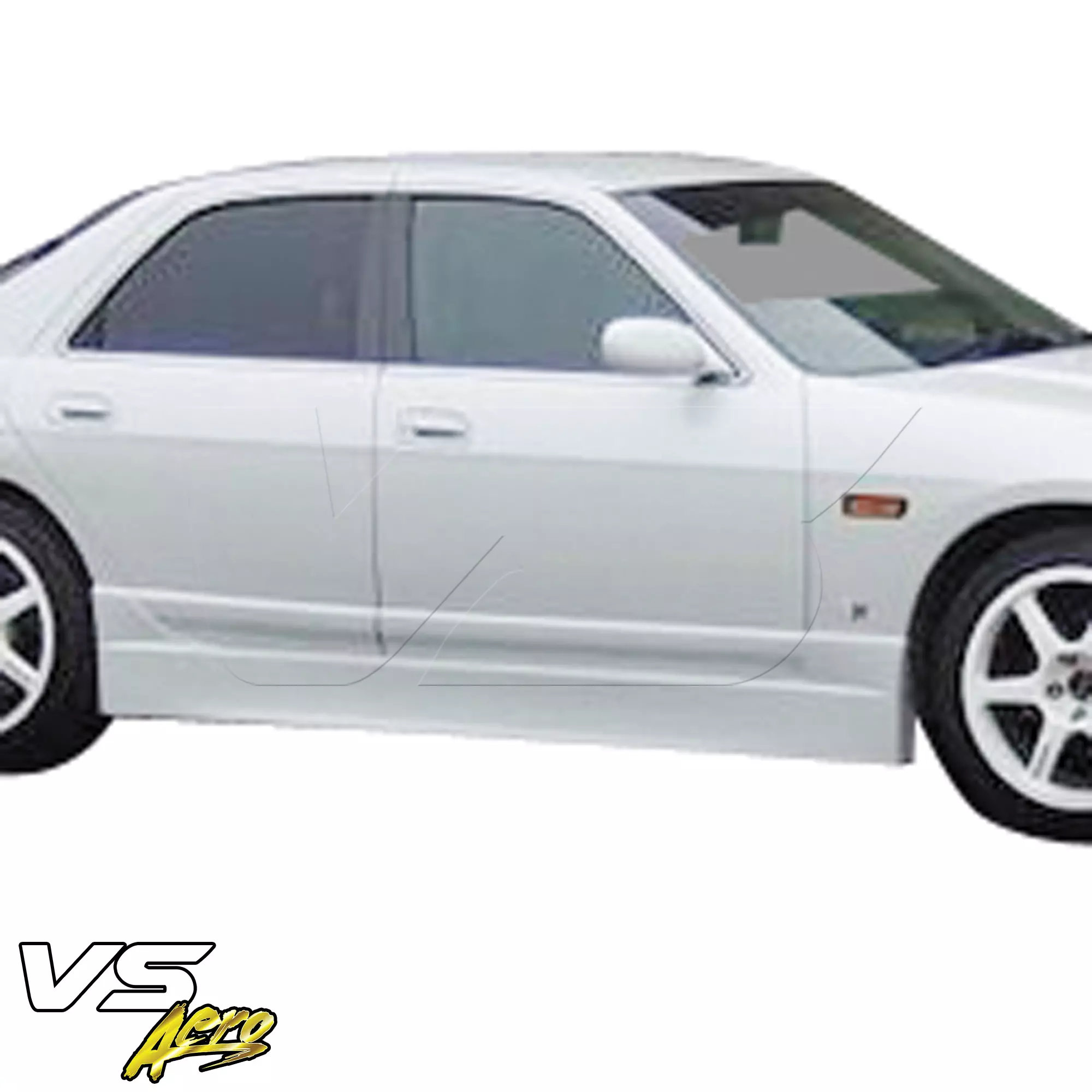 VSaero FRP FKON Side Skirts > Nissan Skyline R33 GTS 1995-1998 > 4dr Sedan - Image 3