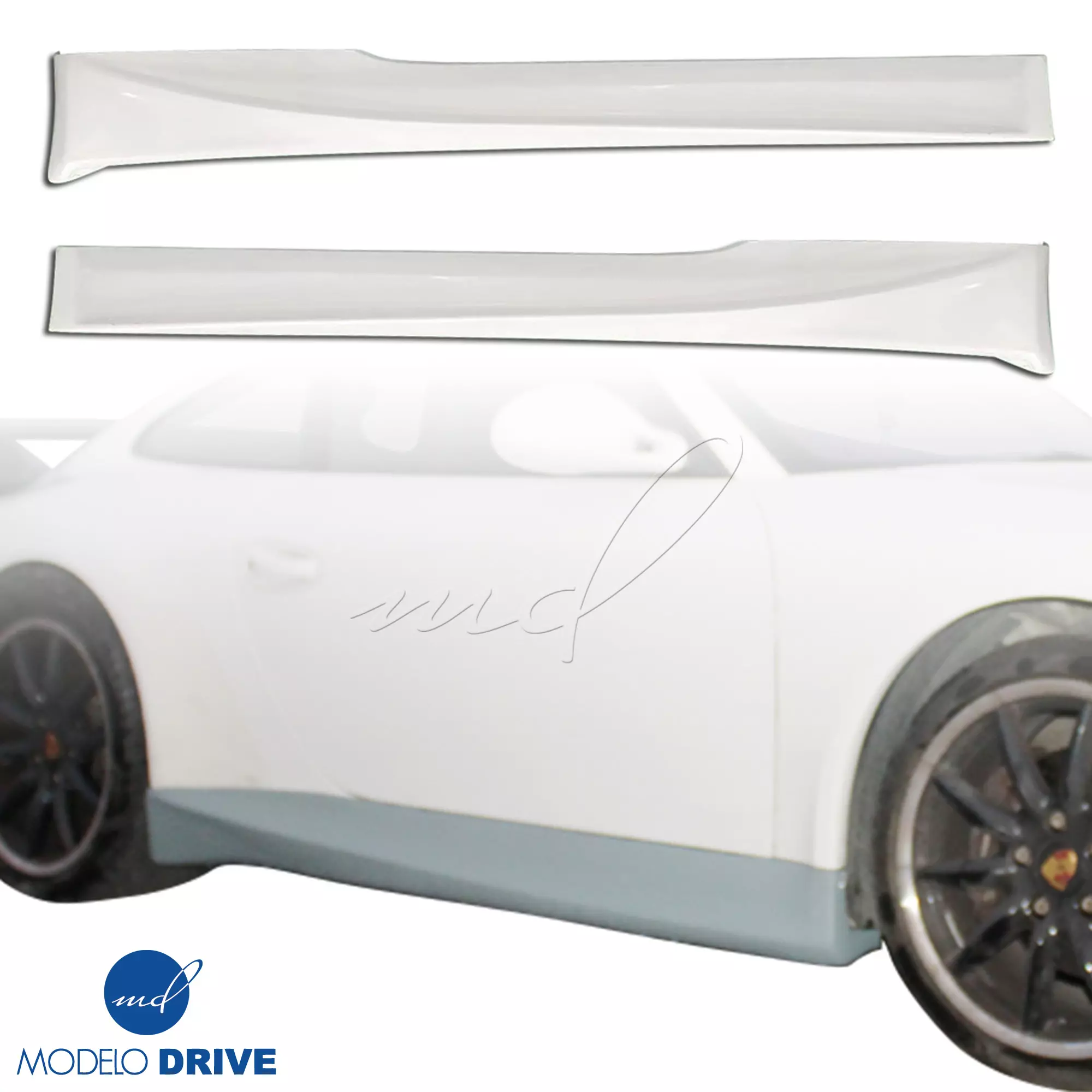 ModeloDrive FRP TART NARROW Side Skirts > Porsche 911 (997) 2005-2012 - Image 6