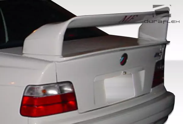 1992-1998 BMW 3 Series M3 E36 2DR Duraflex DTM Look Wing Trunk Lid Spoiler 2 Piece - Image 2