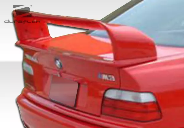 1992-1998 BMW 3 Series M3 E36 2DR Duraflex DTM Look Wing Trunk Lid Spoiler 2 Piece - Image 5