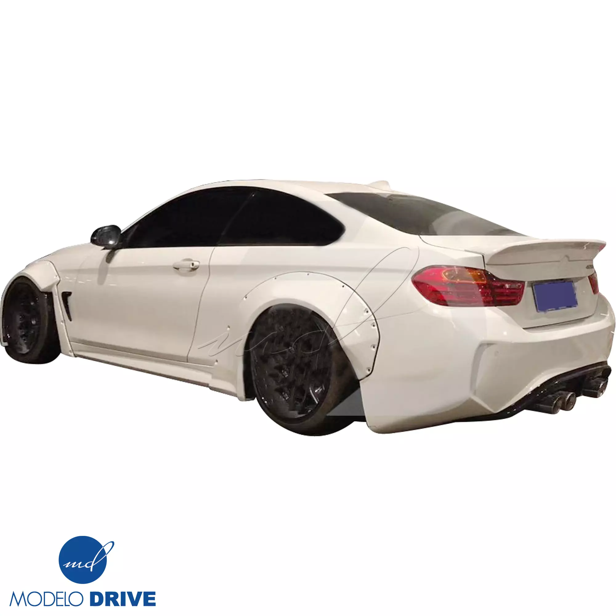 ModeloDrive FRP LBPE Trunk Spoiler Wing > BMW 4-Series F32 2014-2020 - Image 3