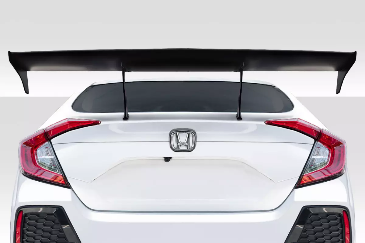 2016-2021 Honda Civic 4DR Duraflex Broman Wing Spoiler 5 Pieces - Image 1