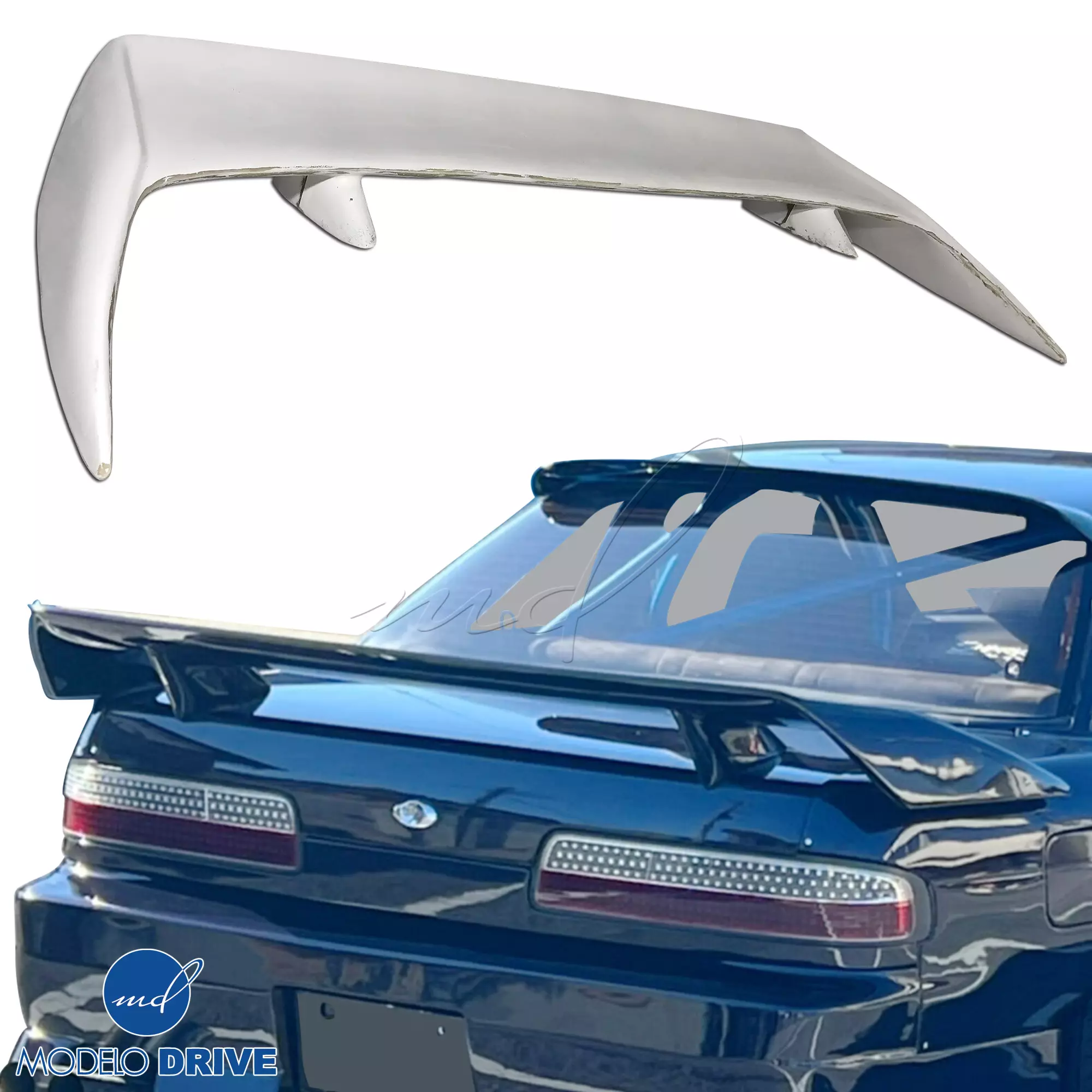 ModeloDrive FRP 3POW Spoiler Wing > Nissan Silvia S13 1989-1994 > 2dr Coupe - Image 5