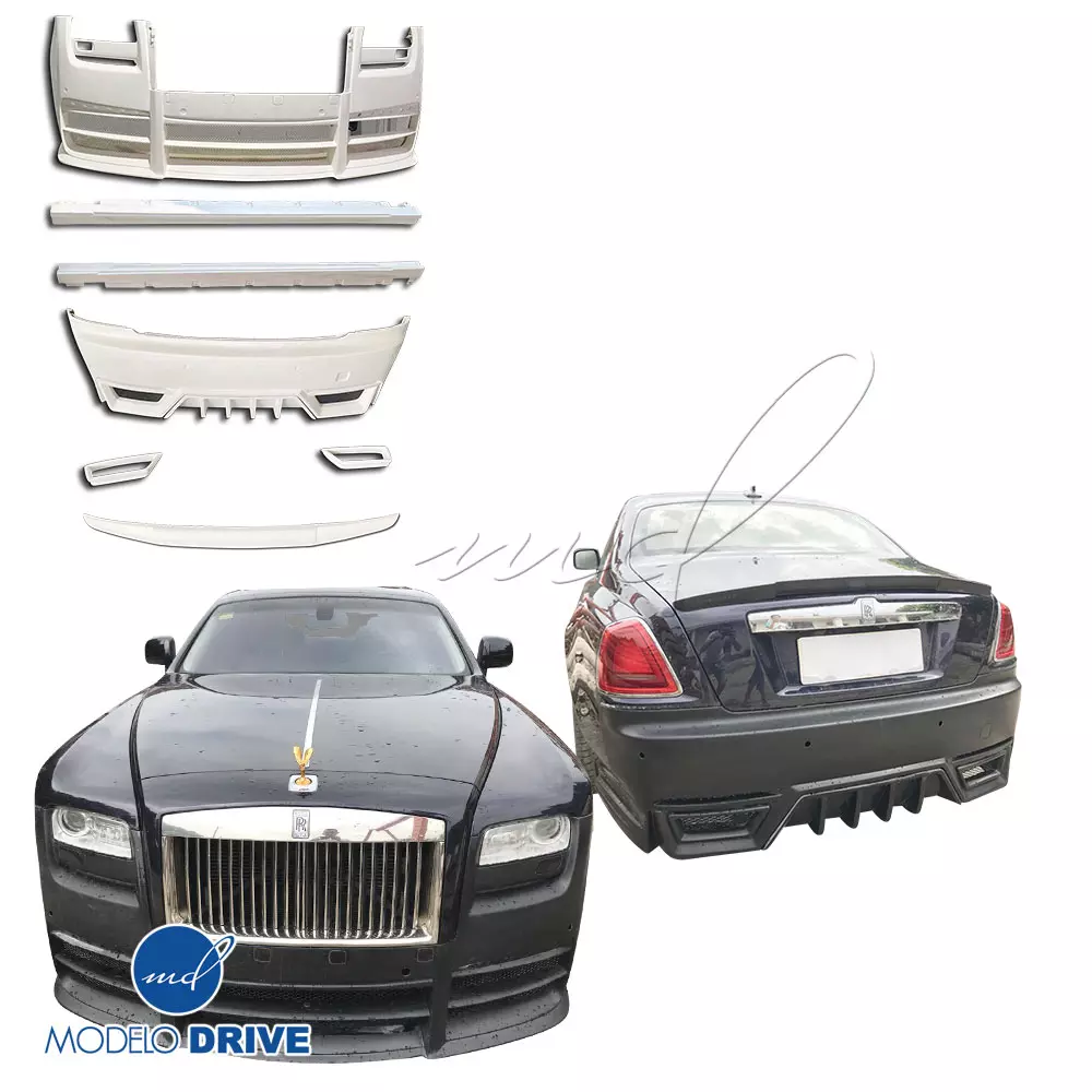 ModeloDrive FRP VIP Body Kit w Wing > Rolls-Royce Ghost 2010-2014 - Image 2