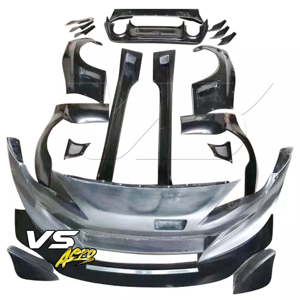VSaero FRP TKYO v3 Wide Body Kit w Wing 18pc > Subaru BRZ ZN6 2013-2020 - Image 3