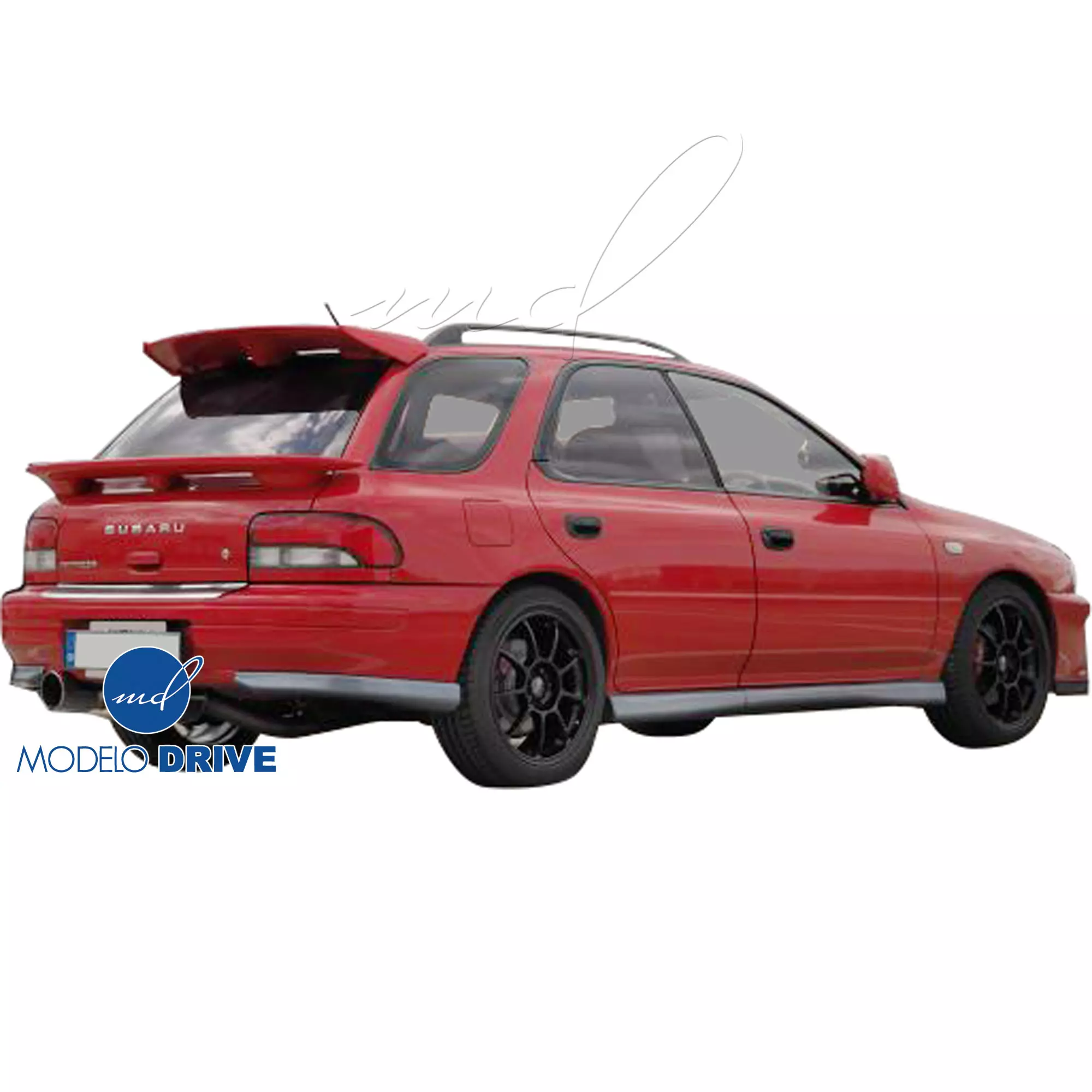 ModeloDrive FRP SYM Roof Spoiler Wing > Subaru Impreza (GC8) 1993-2001 > 5dr - Image 3