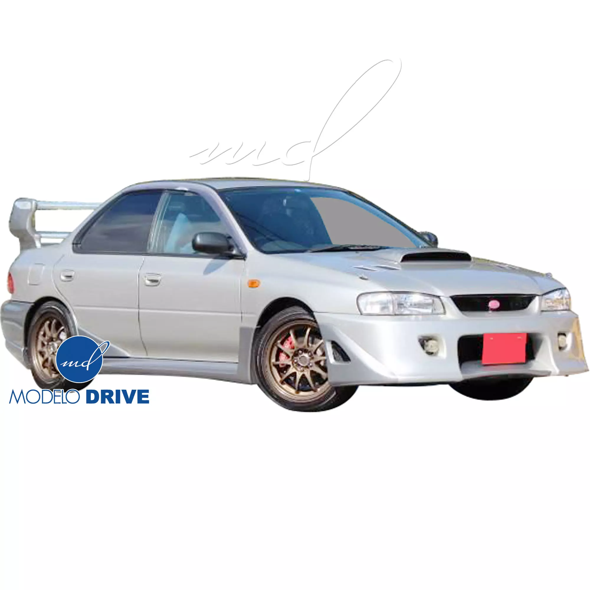 ModeloDrive FRP S201 Look Spoiler Wing > Subaru Impreza (GC8) 1993-2001 > 2/4dr - Image 14