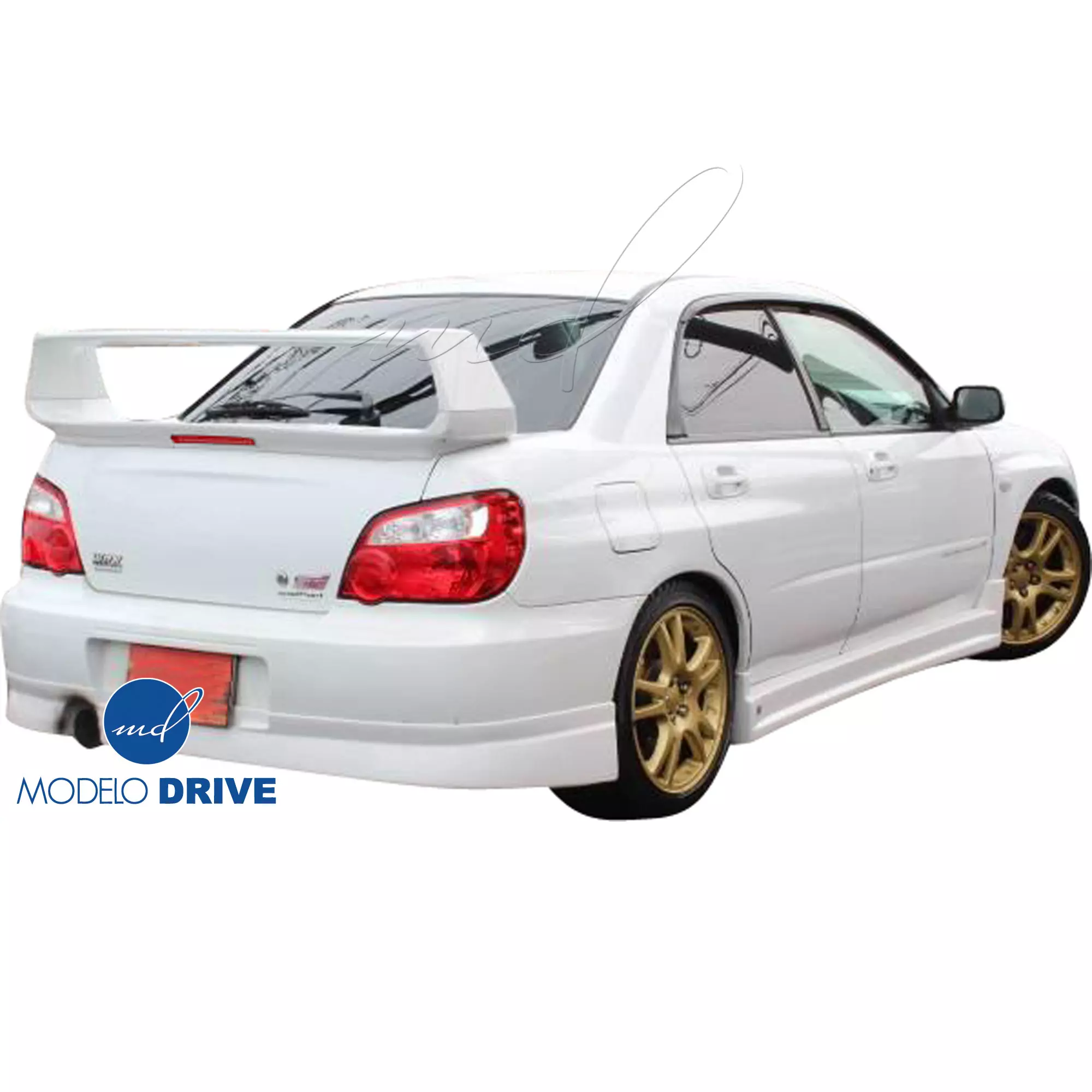 ModeloDrive FRP OER WRX Spoiler Wing w LED > Subaru WRX 2002-2007 > 4dr Sedan - Image 2