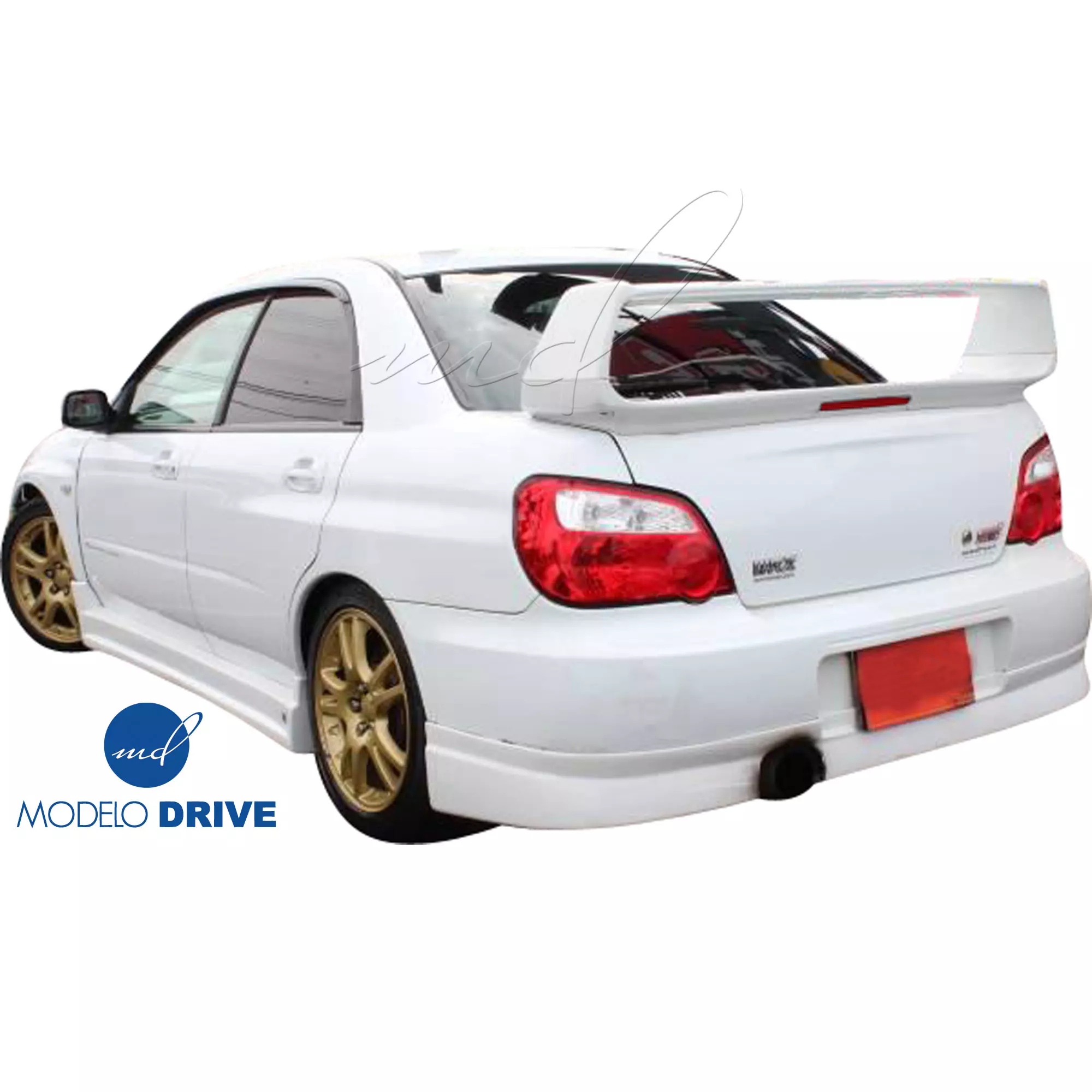 ModeloDrive FRP OER WRX Spoiler Wing w LED > Subaru WRX 2002-2007 > 4dr Sedan - Image 3