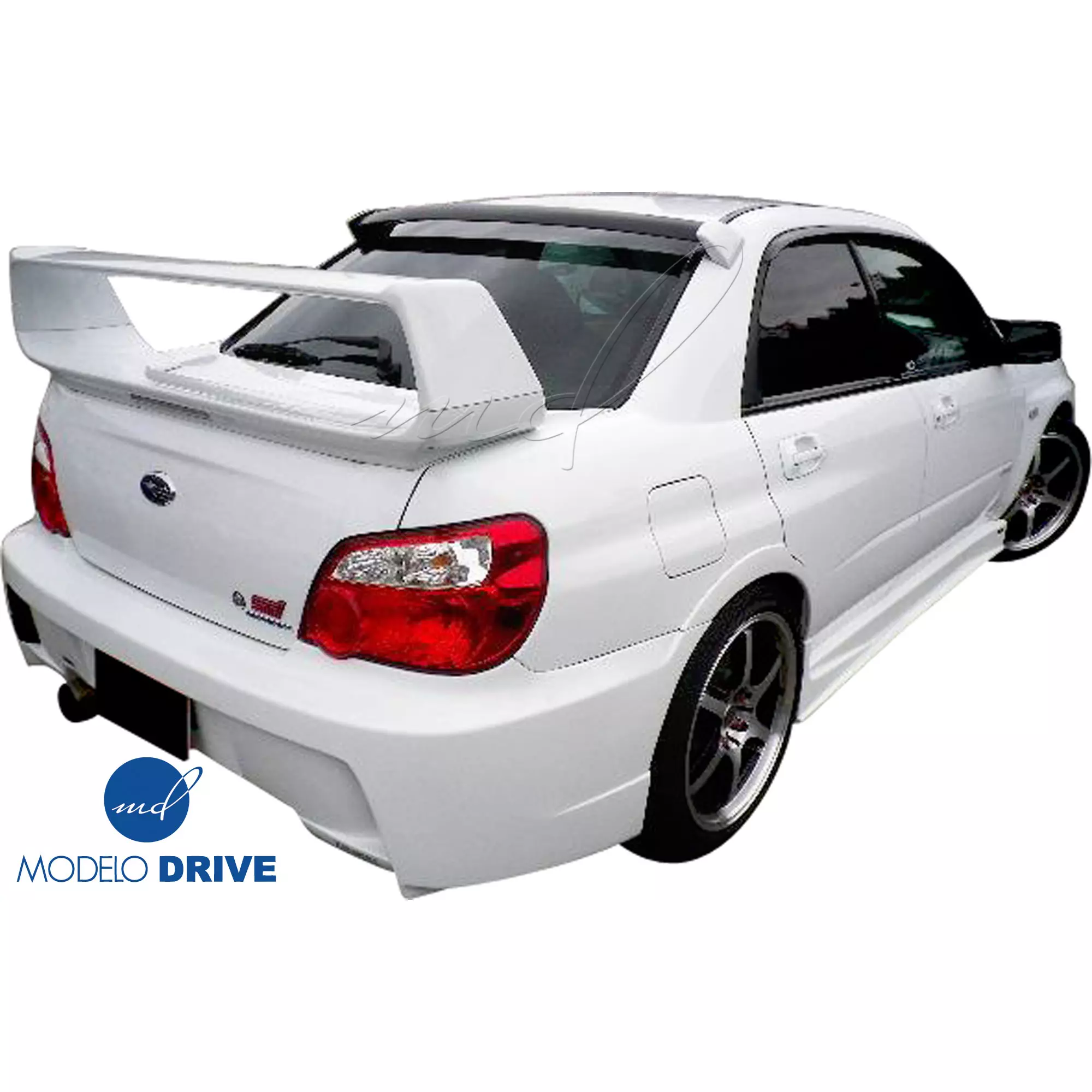 ModeloDrive FRP OER WRX Spoiler Wing w LED > Subaru WRX 2002-2007 > 4dr Sedan - Image 4
