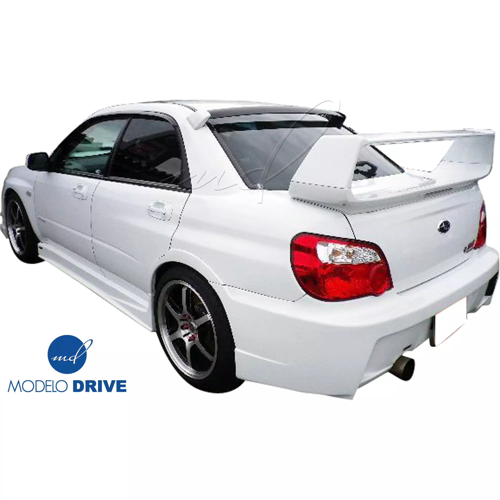 ModeloDrive FRP OER WRX Spoiler Wing w LED > Subaru WRX 2002-2007 > 4dr Sedan - Image 5