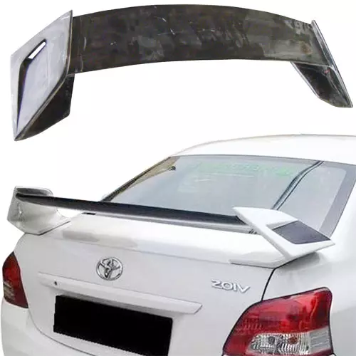 ModeloDrive FRP GALX Trunk Spoiler Wing > Toyota Yaris 2007-2011 > 4dr Sedan - Image 1
