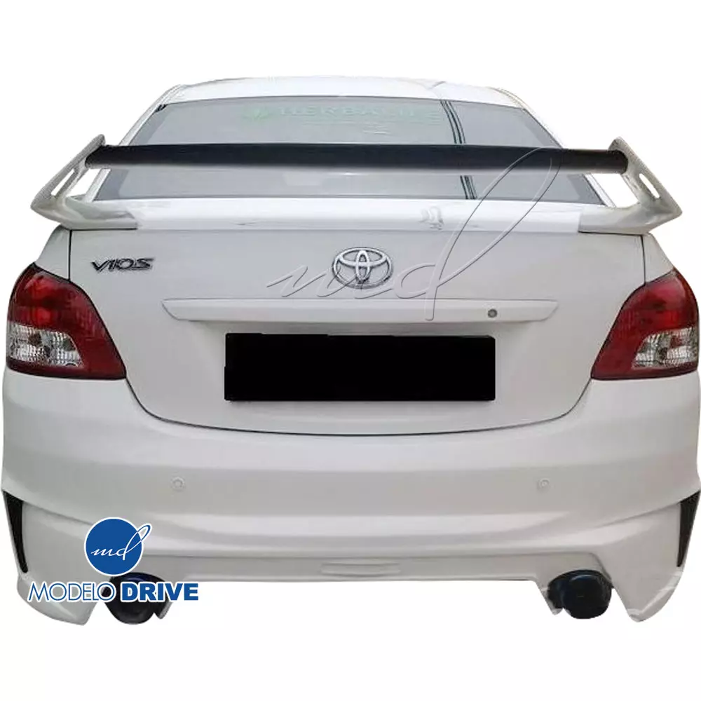 ModeloDrive FRP GALX Trunk Spoiler Wing > Toyota Yaris 2007-2011 > 4dr Sedan - Image 3
