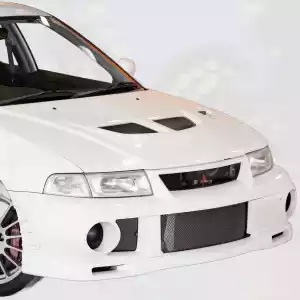 ModeloDrive FRP EVO6 Wide Body Front Bumper > Mitsubishi Evolution EVO5 EVO6 1998-2001 - Image 1