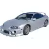 KBD Urethane Bomb Style 2pc Side Skirts > Mitsubishi Eclipse 1995-1999 - Image 2