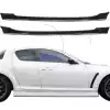 KBD Urethane MS Style 2pc Side Skirts > Mazda RX8 2004-2008 - Image 1