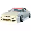 KBD Urethane DM3 Style 1pc Front Bumper > Nissan 240SX S14 1995-1996 - Image 6