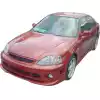 ModeloDrive FRP ZEA Front Bumper > Honda Civic EK9 1996-1998 > 3-Door Hatch - Image 8