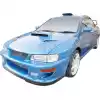 ModeloDrive FRP LS WRC 00 Front Bumper w Caps 3pc > Subaru Impreza (GC8) 1993-2001 > 2/4dr - Image 2