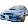 ModeloDrive FRP LS WRC 00 Front Bumper w Caps 3pc > Subaru Impreza (GC8) 1993-2001 > 2/4dr - Image 3