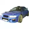 ModeloDrive FRP LS WRC 00 Front Bumper w Caps 3pc > Subaru Impreza (GC8) 1993-2001 > 2/4dr - Image 4