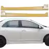 ModeloDrive FRP GALX Side Skirts > Toyota Yaris 2007-2011 > 4dr Sedan - Image 1