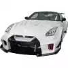 ModeloDrive FRP LBPE SE Wide Body Front Bumper w Canards > Nissan GT-R GTR R35 2009-2016 - Image 4