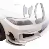 ModeloDrive FRP LVL Wide Body Front Bumper 5pc > BMW Z4 E89 2009-2016 - Image 2