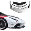 ModeloDrive Partial Carbon Fiber MDES Front Bumper w Splitter > Ferrari 488 GTB F142M 2016-2019 - Image 7