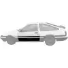 OEREP Steel OER Door (LEFT SIDE) > Toyota Corolla AE86 Trueno 1984-1987 - Image 2