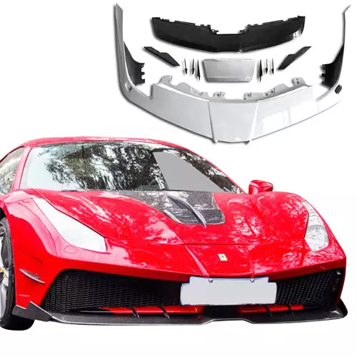 ModeloDrive Partial Carbon Fiber MDES Body Kit > Ferrari 488 GTB F142M 2016-2019 - Image 19