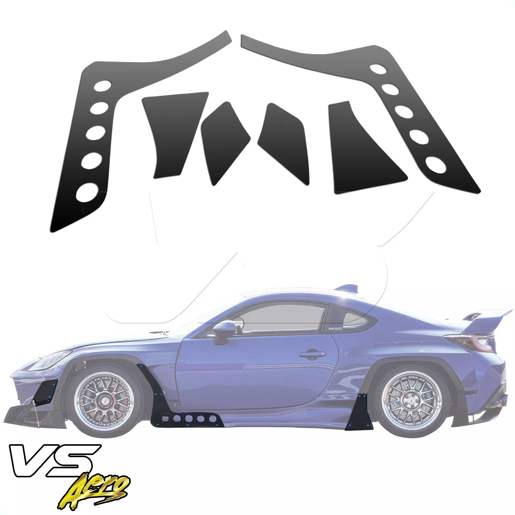 VSaero FRP TKYO Wide Body Kit /w Wing > Subaru BRZ 2022-2022 - Image 71