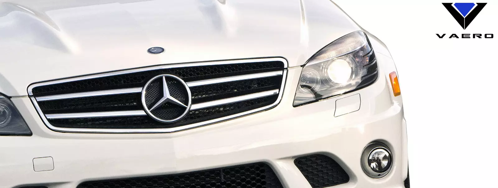2008-2011 Mercedes C Class W204 Vaero C63 Look Conversion Grille and Mounting Accessories 1 Piece (S) - Image 2