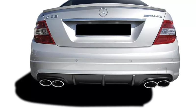 2008-2014 Mercedes C Class W204 Vaero C63 V1 Look Rear Bumper Cover ( with PDC ) 1 Piece (S) - Image 1