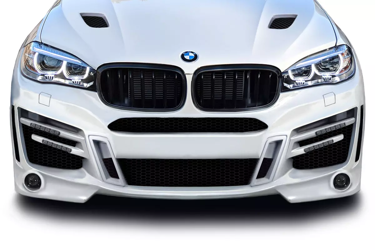 2015-2019 BMW X6 F16 / X6M F86 AF-1 Front Bumper ( PU-RIM ) 7 Piece (S) - Image 1