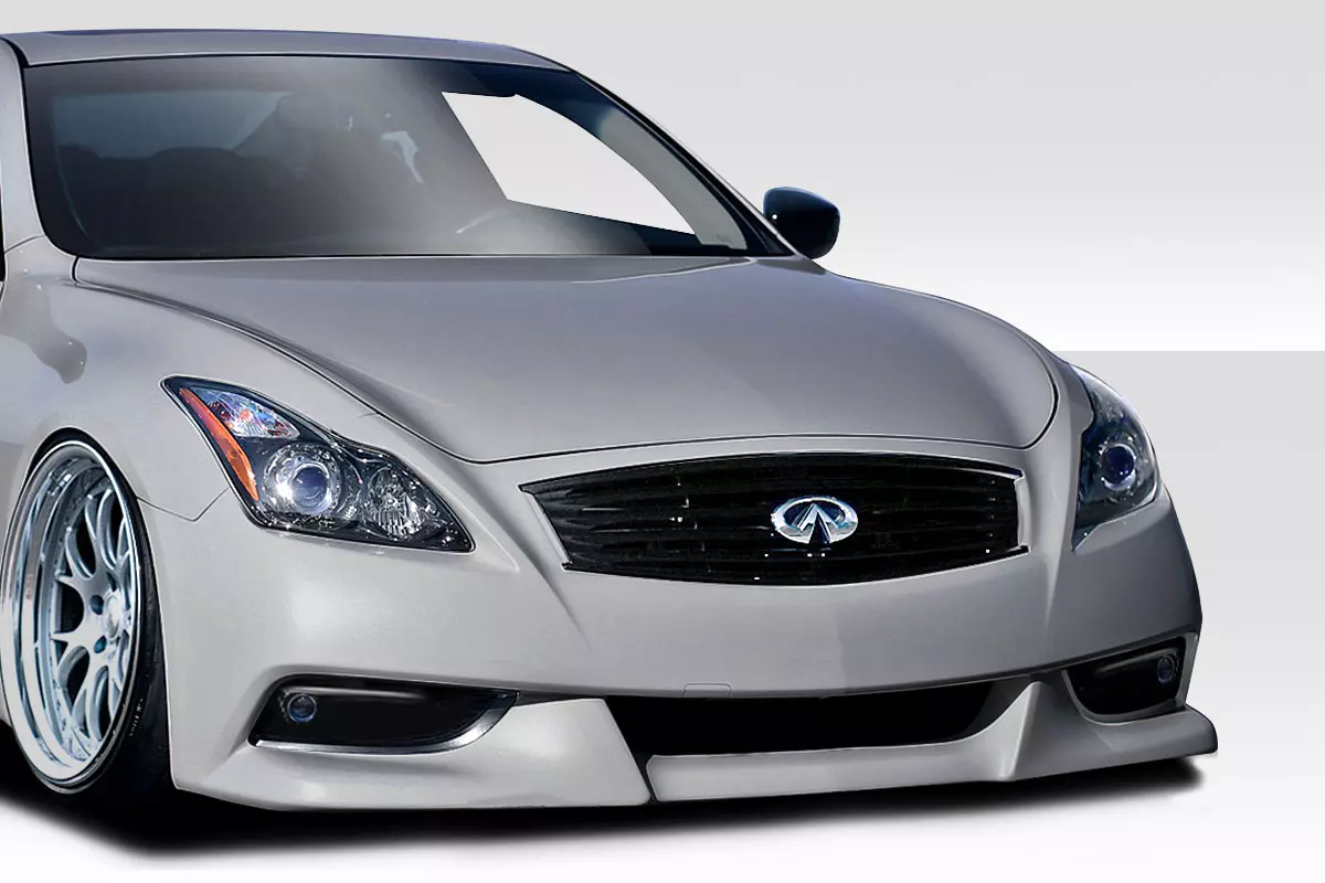 2008-2015 Infiniti G Coupe G37 Q60 Couture Urethane IPL Look Front Bumper 1 Piece - Image 2