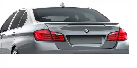 2011-2013 BMW 5 Series F10 4DR AF-3 Trunk Spoiler (PU-RIM) 1 Piece (S) - Image 1