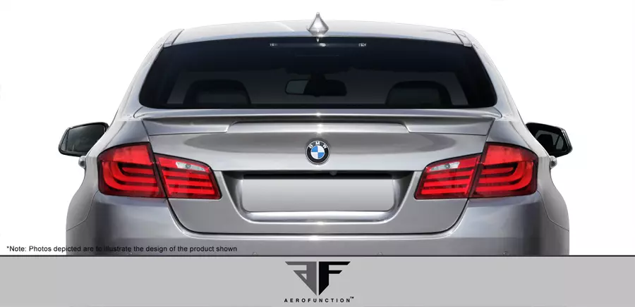 2011-2013 BMW 5 Series F10 4DR AF-3 Trunk Spoiler (PU-RIM) 1 Piece (S) - Image 2