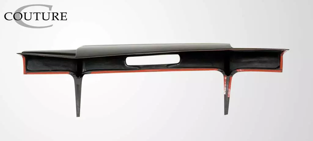2005-2009 Ford Mustang Couture Polyurethane Demon Wing Trunk Lid Spoiler 3 Piece (ed_105801) - Image 6