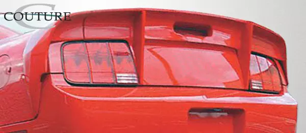 2005-2009 Ford Mustang Couture Polyurethane Demon Wing Trunk Lid Spoiler 3 Piece (ed_105801) - Image 2