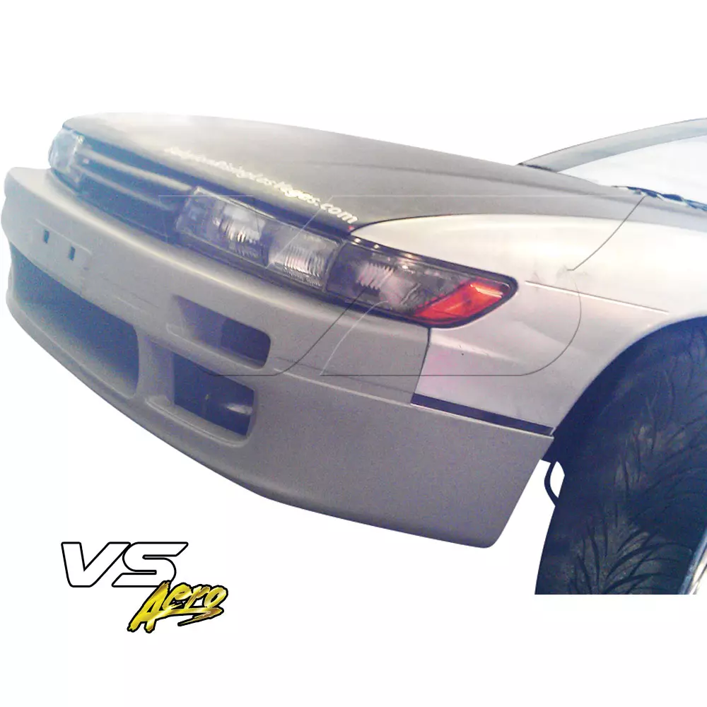 VSaero Urethane AERO Front Bumper > Nissan Silvia S13 1989-1994 - Image 2