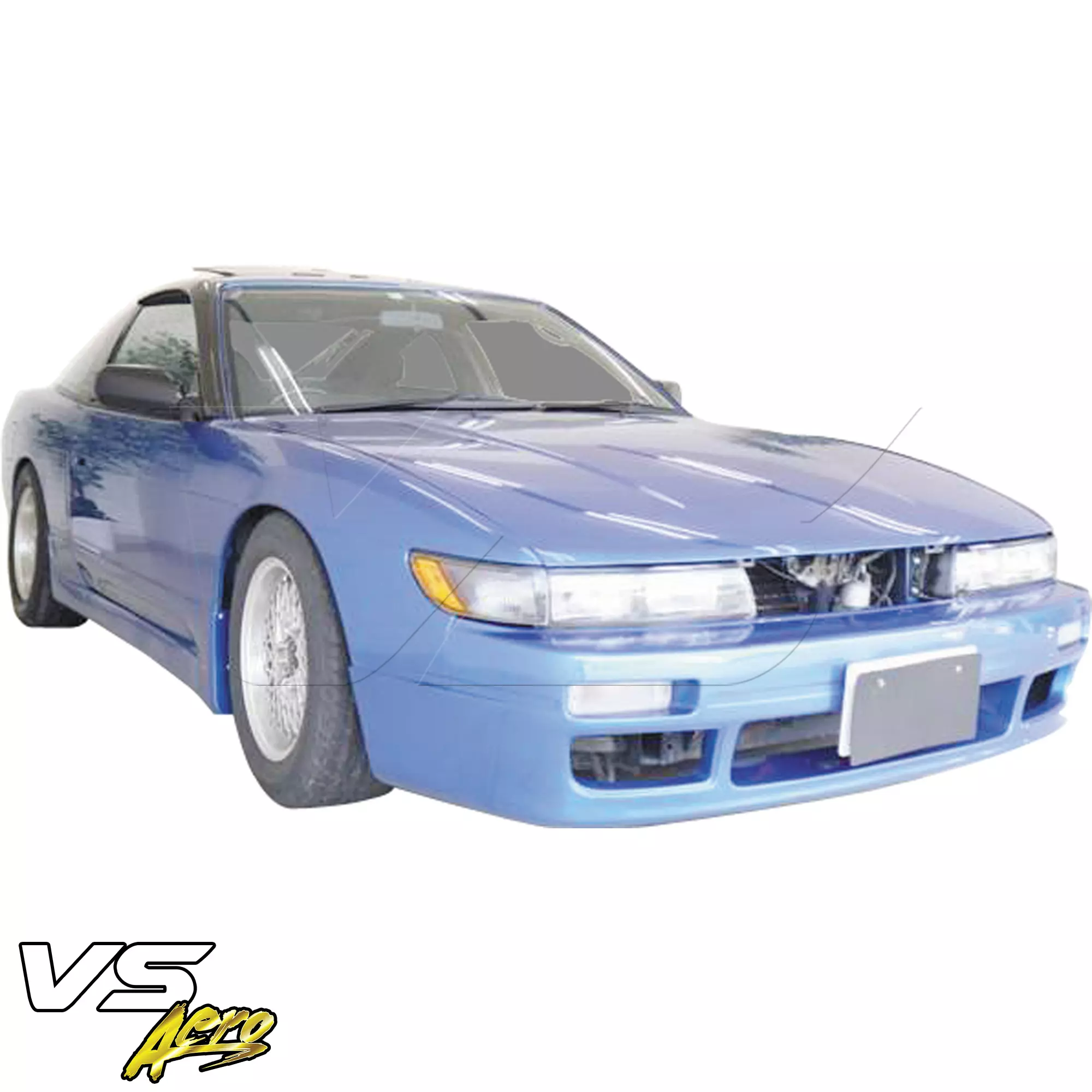 VSaero Urethane AERO Front Bumper > Nissan Silvia S13 1989-1994 - Image 9