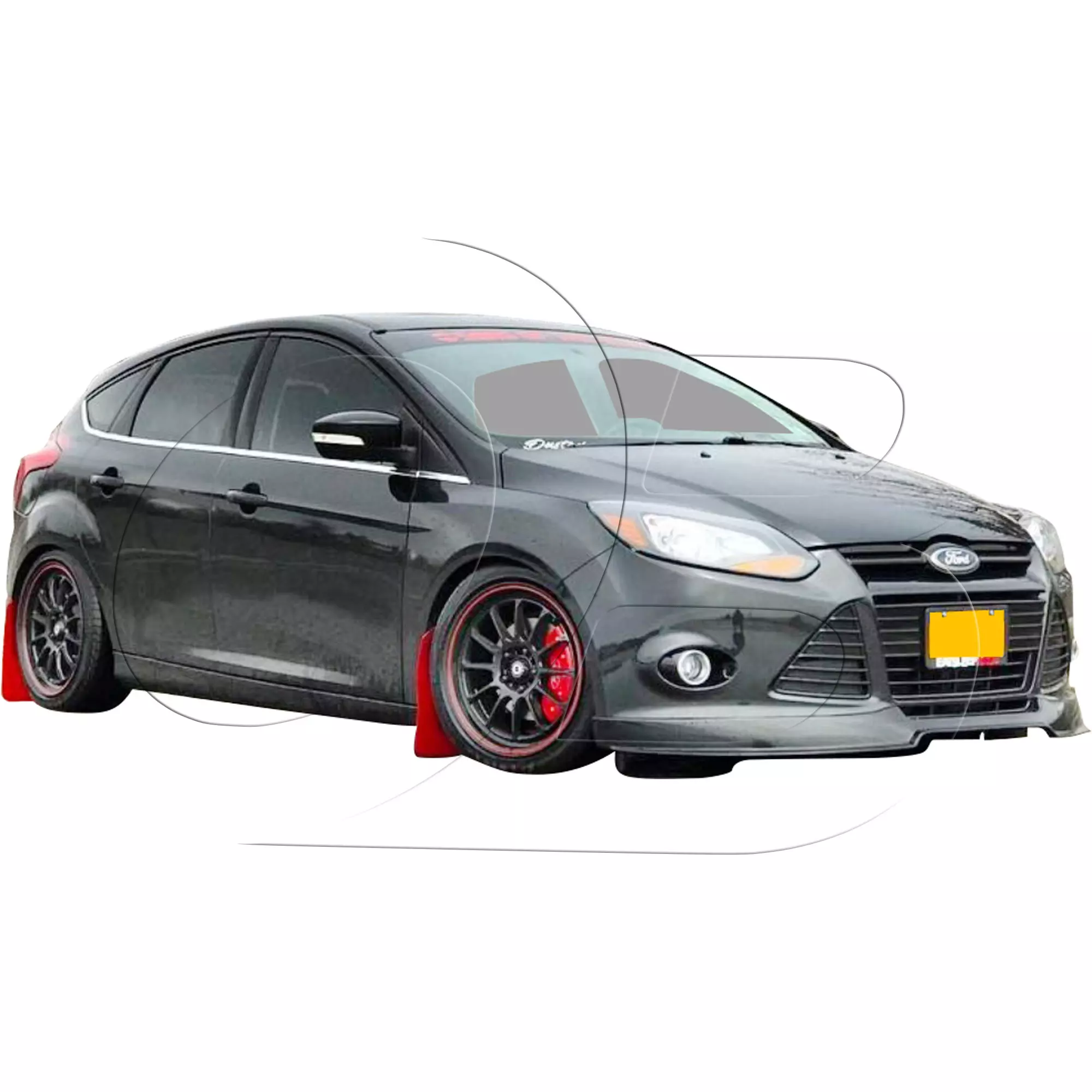 KBD Urethane BDS Style 1pc Front Lip > Ford Focus 2012-2014 - Image 4